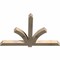 Ekena Millwork Redmond Rough Sawn Timber Gable Bracket, Douglas Fir, 60"W x 40"H x 4"D x 4"F, 16/12 Pitch GBW060X40X0404RED00RDF - alternate 3
